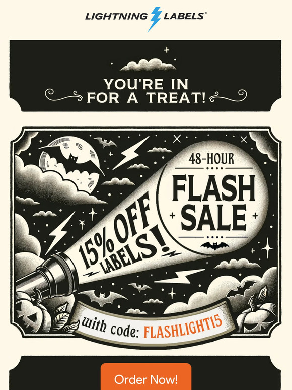 Lightning Labels: Up to 20% OFF! Summer Savings Are Heating Up