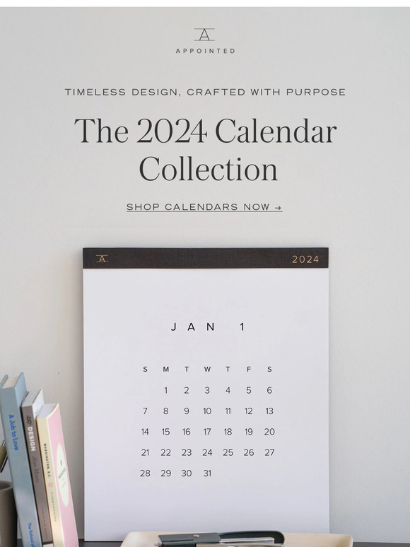 Appointed The 2024 Calendar Collection is Here 📆 Milled