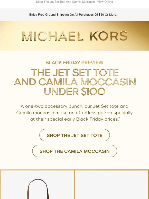 Black Friday 2020: Michael Kors bags, shoes and more are up to 60% off