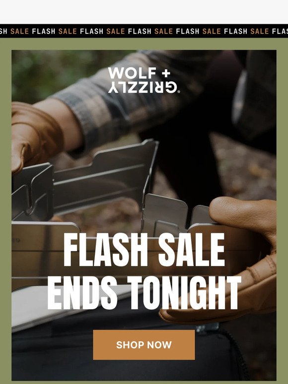 Flash Sale ENDS TONIGHT