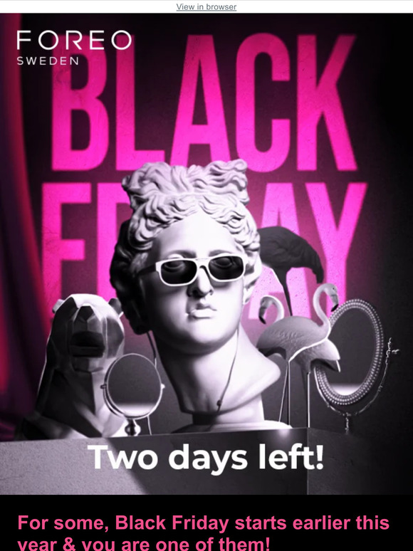 🖤 BLACK FRIDAY secret sale is only 2 days away!!! ✨