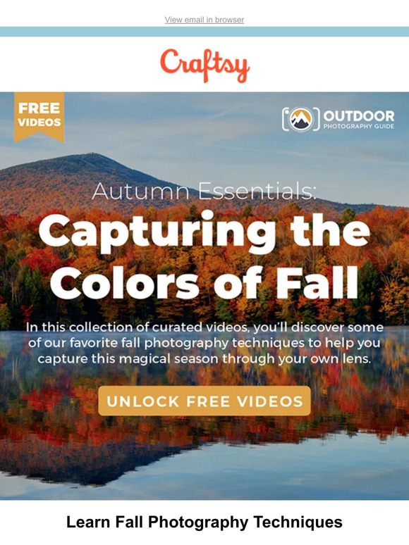 Craftsy Learn To Take The Best Fall Color Photos Milled 