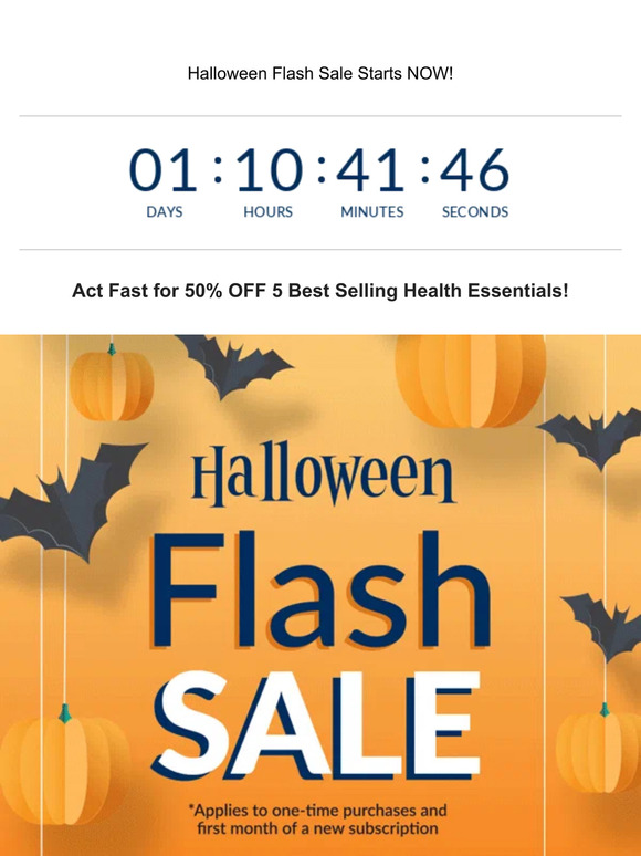 FLASH SALE 🎃 50% Off 5 B Best Sellers
