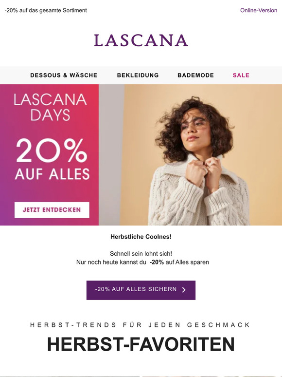 ⌛Letzte Chance! ⌛ Hol dir deinen -20% Rabatt auf ALLES