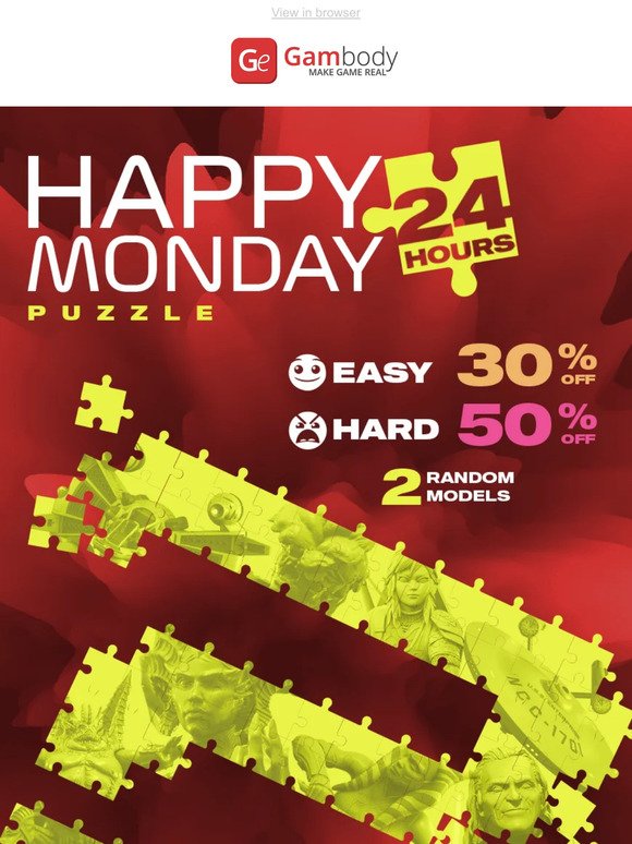 🧩 Happy Monday is back with new puzzles and more discounts!