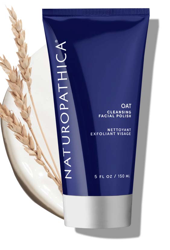 Oat Cleansing Facial Polish gently exfoliates to reveal smoother skin. I use it three times a week and it keeps my skin smooth and silky. Highly recommend. - Caroline
