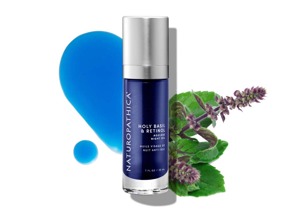 Holy Basil & Retinol Ageless Night Oil visibly reduces fine lines. It moisturizes, makes my skin glow, and helps with fine lines and wrinkles. Game changer! - Jennifer