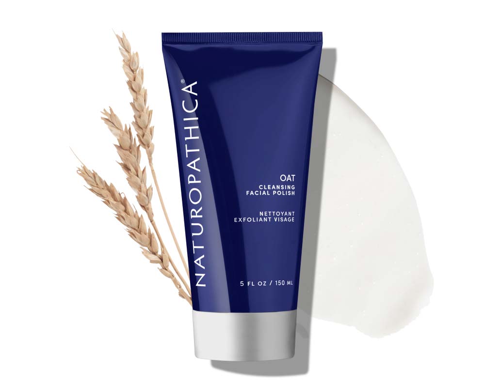 Oat Cleansing Facial Polish gently exfoliates to reveal smoother skin. I use it three times a week and it keeps my skin smooth and silky. Highly recommend. - Caroline