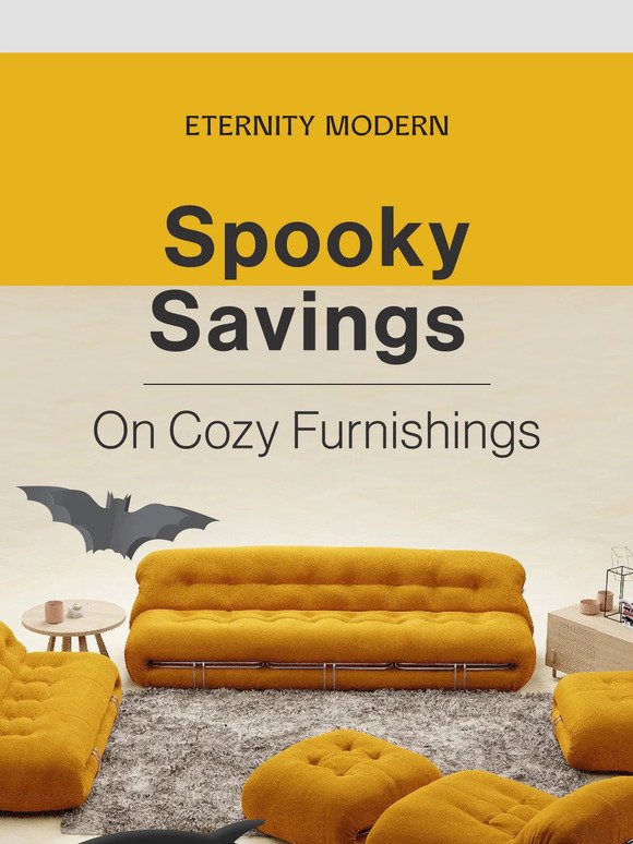 Ghostly Good Furniture Deals - 12% Off Just for You!