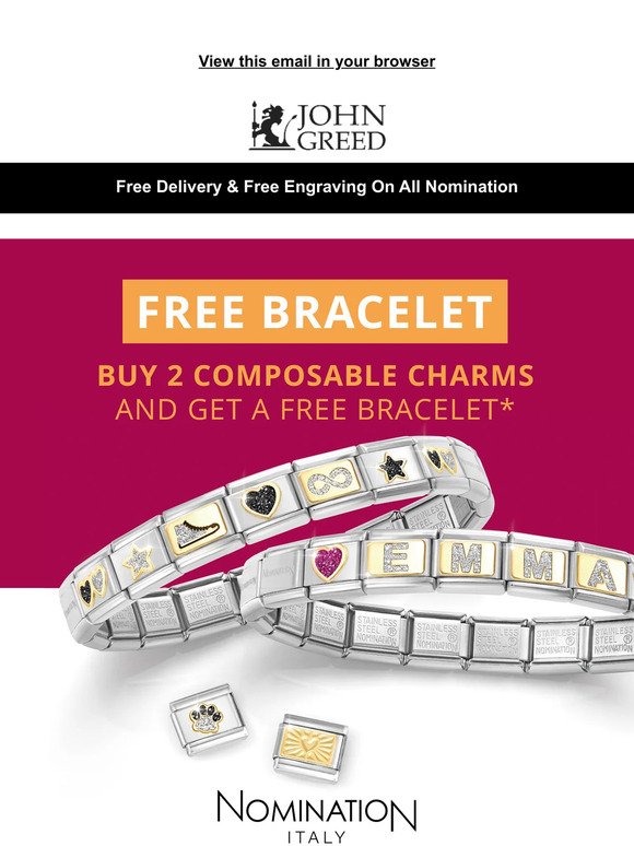 ENDS AT MIDNIGHT - FREE Nomination Bracelet ❤