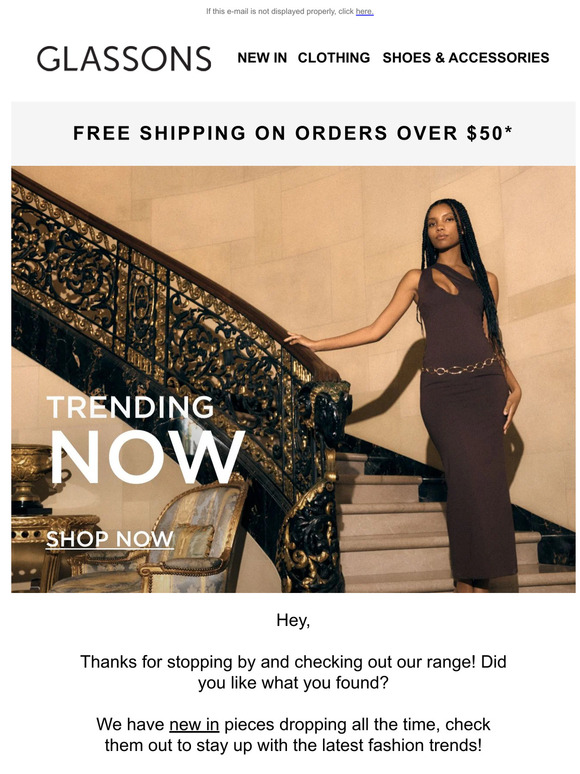 Glassons What's trending right now at Milled