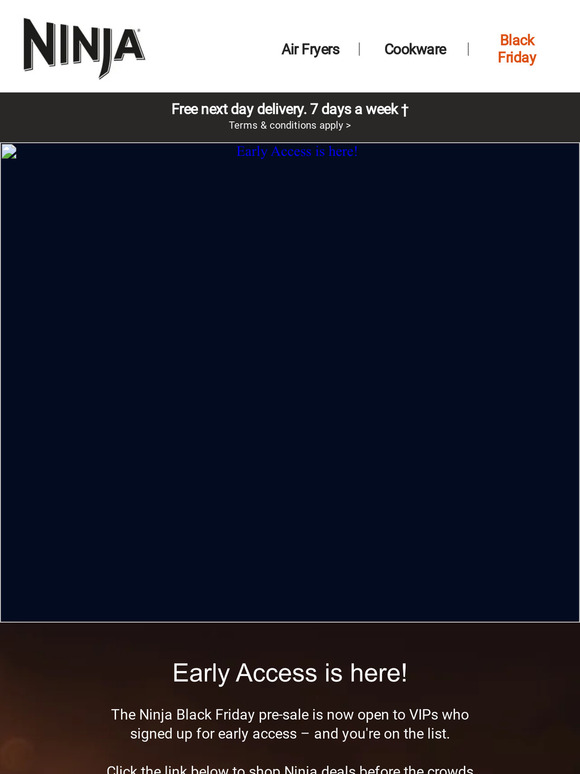 Ninja Kitchen Ninja Black Friday early access is here 🔑 Milled