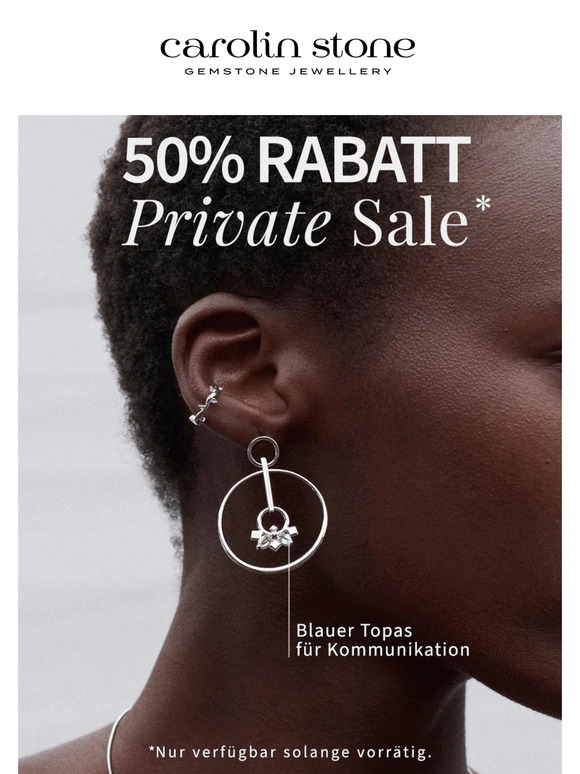 ❗Letzte Chance auf 50% Rabatt auf ausgewählte Schmuckstücke! Endet bald❗