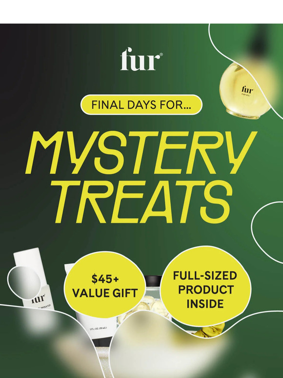 Tomorrow is the last day to reveal your Mystery Treats 🔮