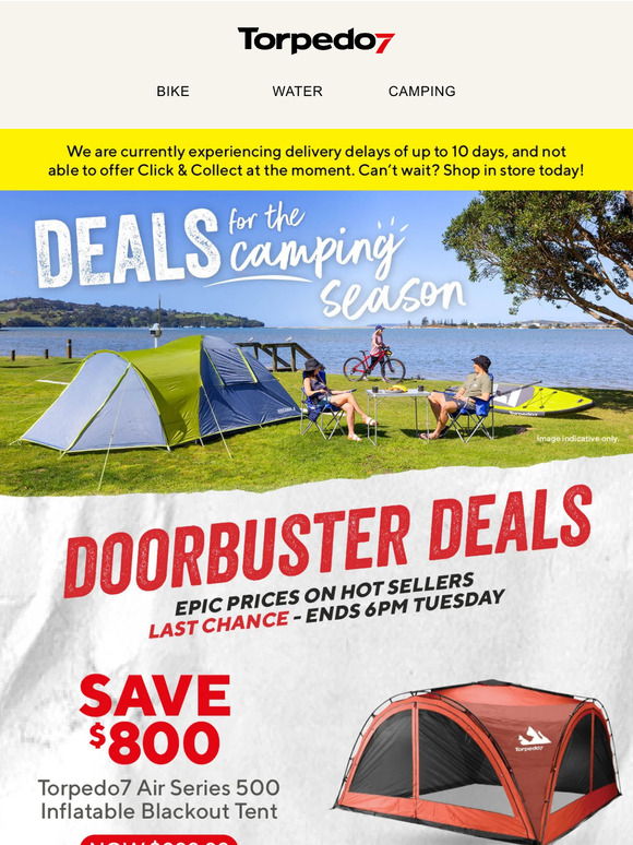 Boo! Time is nearly up for these DOORBUSTERS! 👻