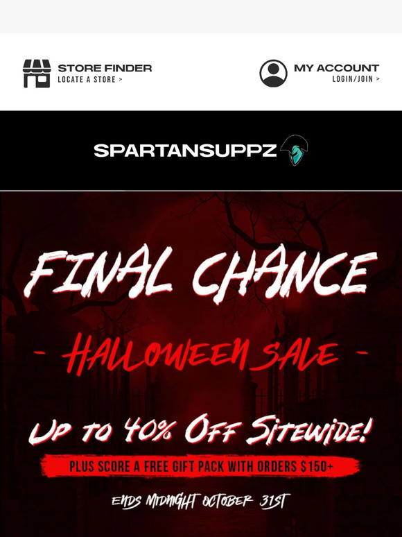 👻 LAST CHANCE - Halloween Sale
