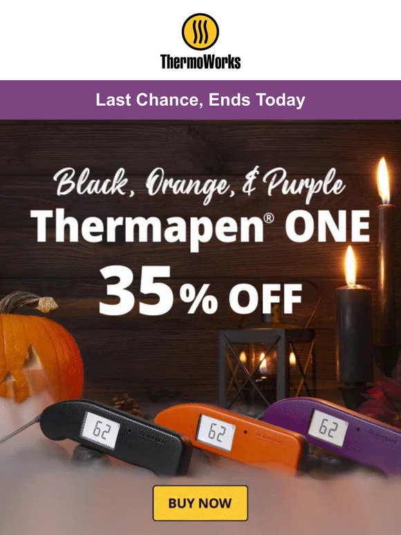 Thermomètre Thermapen One Orange - Précision Cuisine, ETI Marque