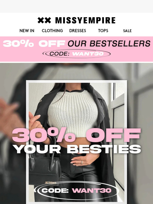 💥 30% Off Alert! Shop What's HOT - These Bestsellers Wait for No One! Code: WANT30