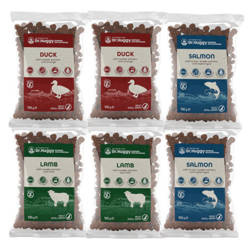 Dr.Huggy Supreme Dog Nutrition Mix smaków 6 x 100g ZESTAW