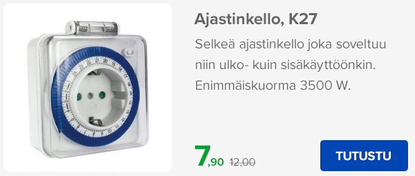 Ajastinkello, K27