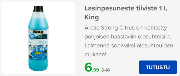 Lasinpesuneste tiiviste 1 l, King