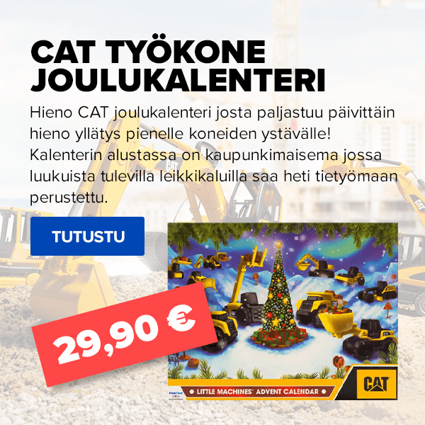 CAT työkone joulukalenteri