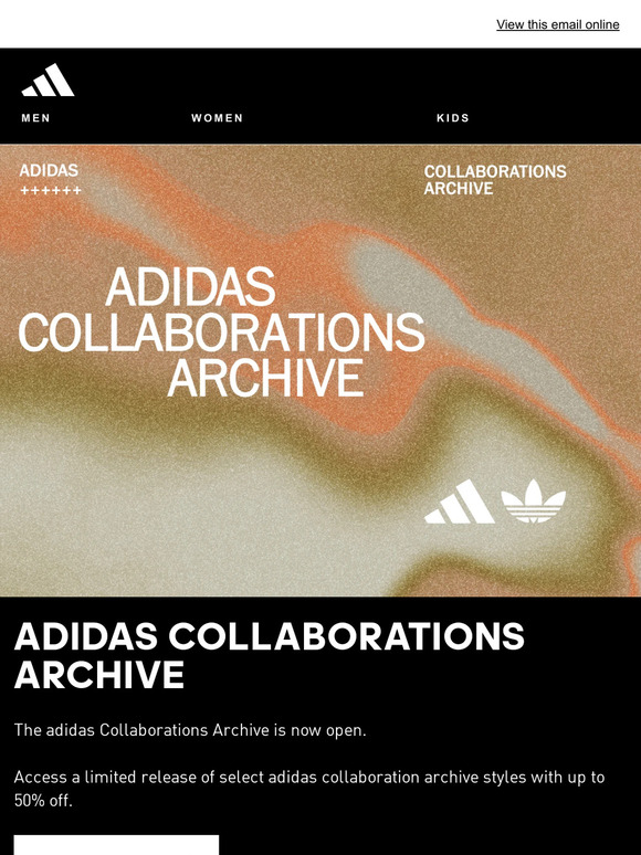 Adidas UAE The adidas Collaborations Archive is now open. Milled