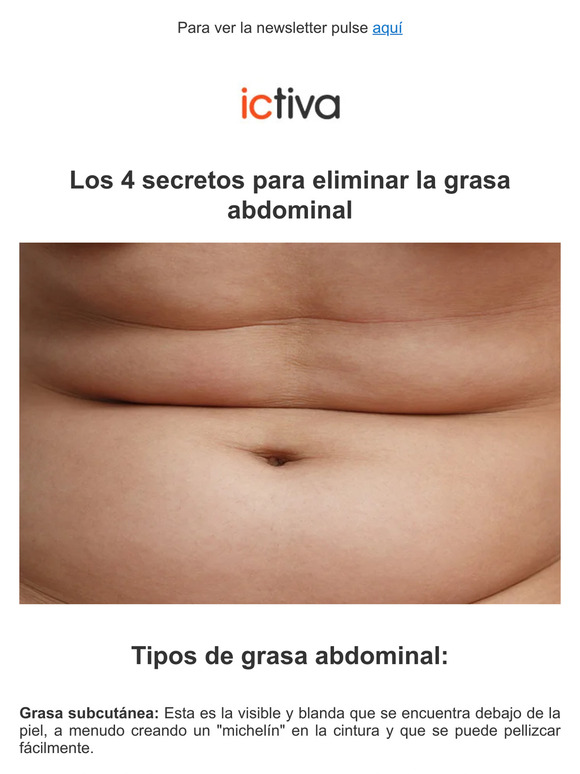 ¿Sabes qué hacer con la grasa abdominal?