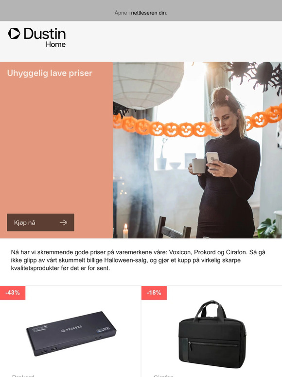Halloween-salg: Uhyggelig lave priser! 🎃