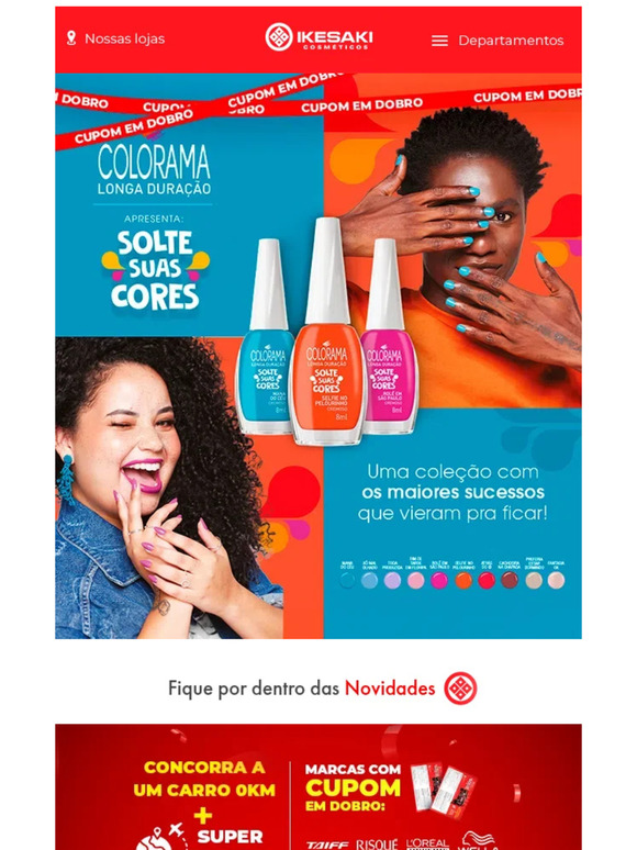 Aproveite a coleção "Solte Suas Cores"! 😍