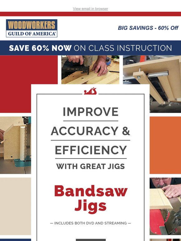 Trick or Treat 🎃 60% Off Bandsaw Jigs Class