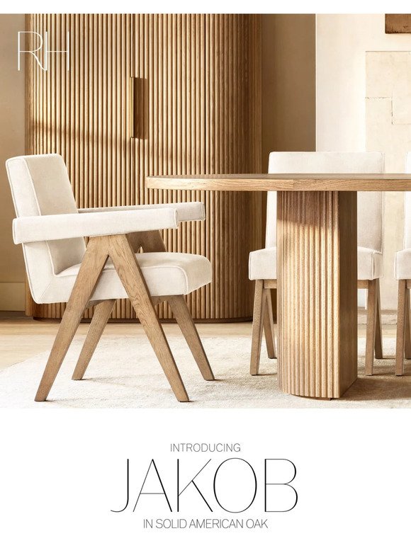 The Jakob Dining Chair. Handcrafted in Solid American Oak.