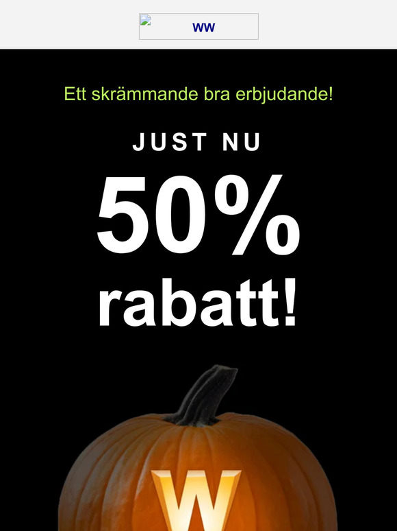 Bu! 👻 Vi har förlängt detta erbjudandet till dig