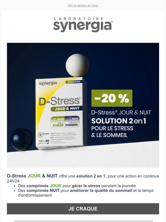 💫 -20 % sur D-Stress JOUR & NUIT !