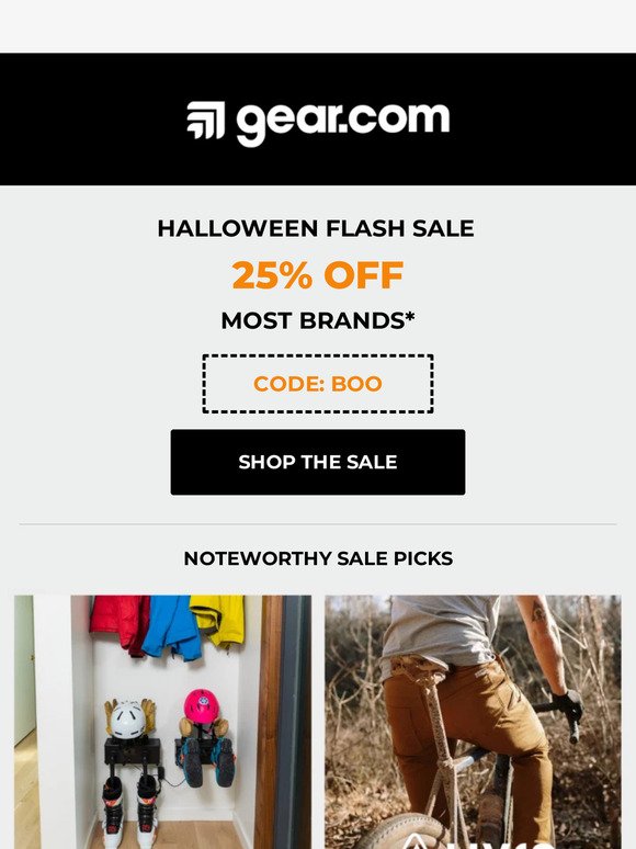 🎃 Boo! Get 25% Off Most Brands