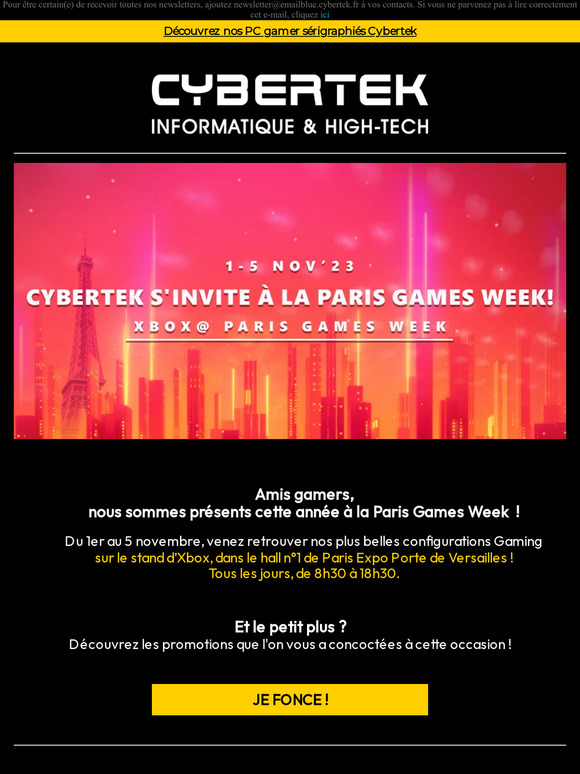 Cybertek s'invite à la PGW
