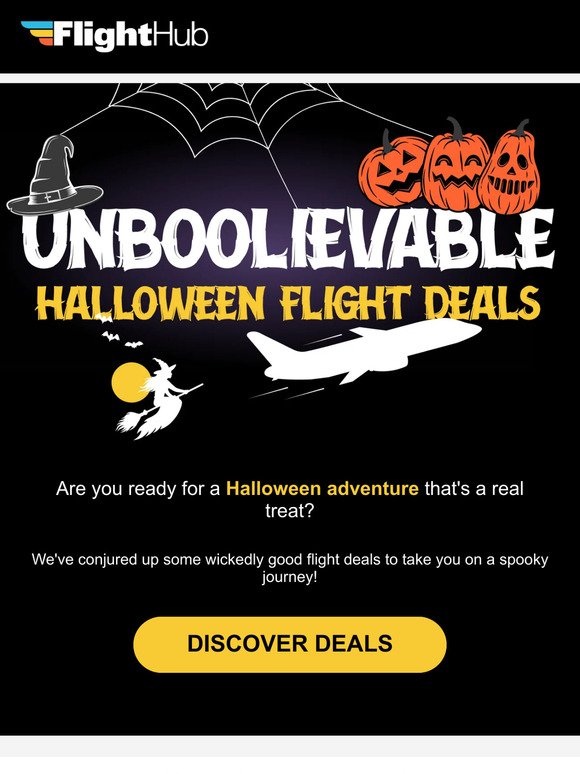 Spooktacular Savings on Halloween Flights 🎃✈️