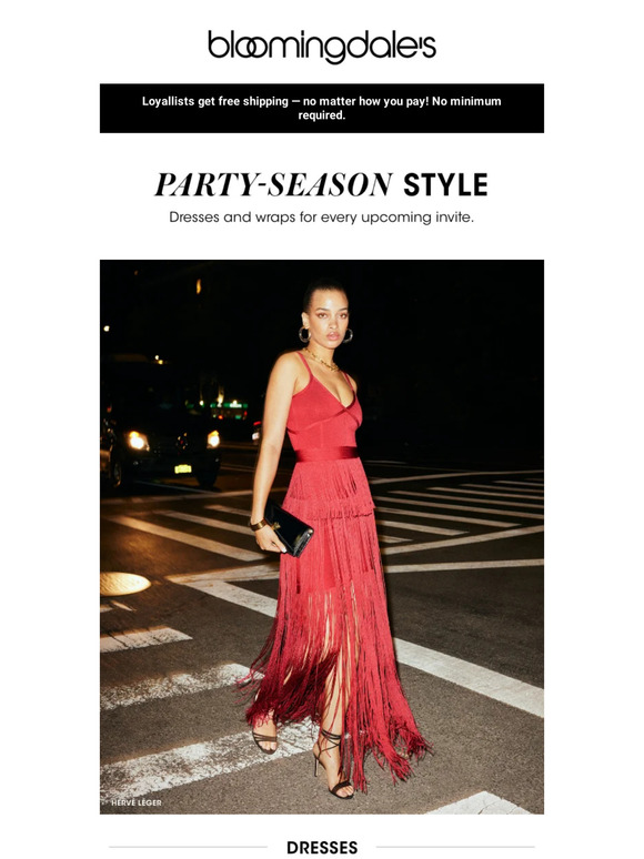 Bloomingdale's That's a wrap Dresses & shawls for every occasion Milled