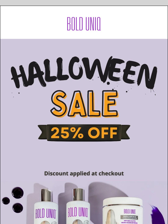 🎃 25% OFF Sitewide - Halloween Sale