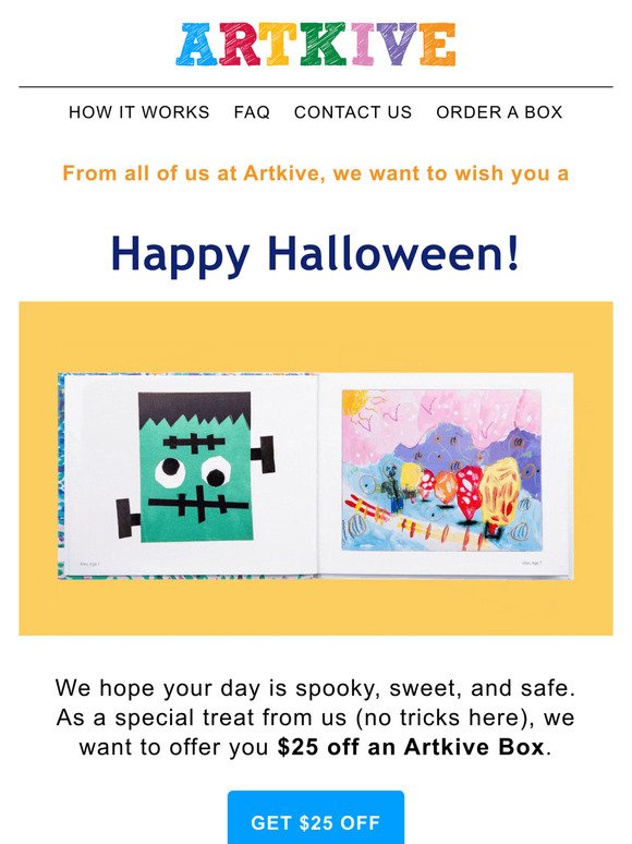 Last Day for a SCARY Artkive Sale!