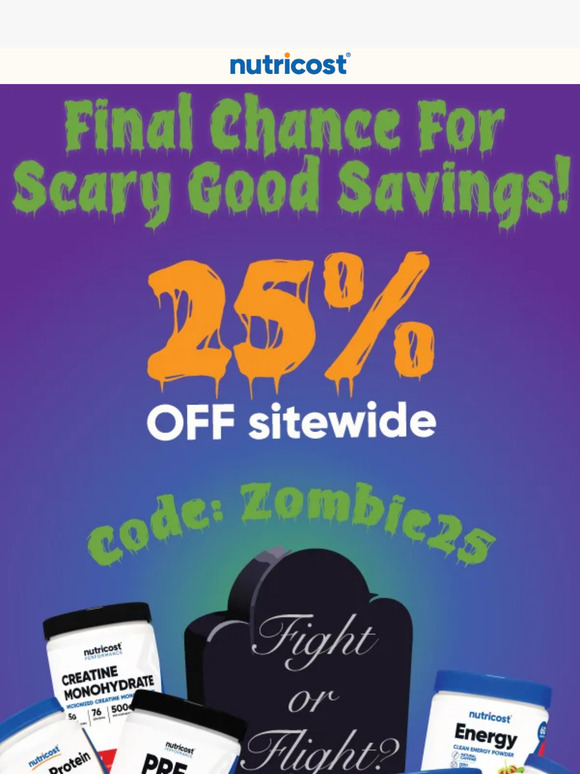 FINAL Chance To Get 25% OFF Sitewide 😱