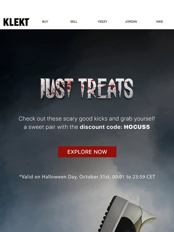 Only Treats: discount code inside... 👻