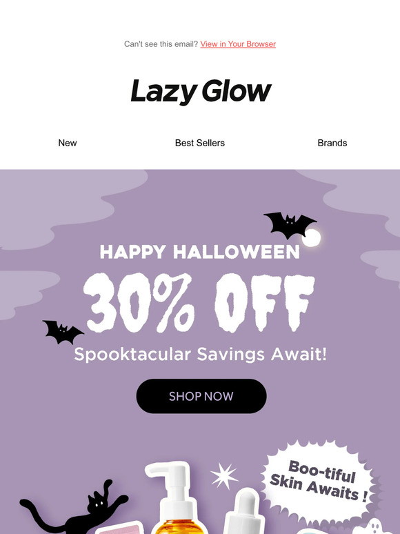 Last Chance for 30% Off Sitewide 👻