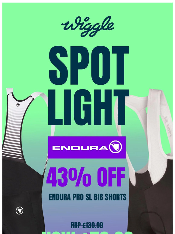 43% off Endura Pro SL Bib Shorts!