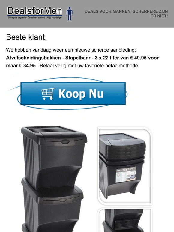 Dagaanbieding van DealsforMen