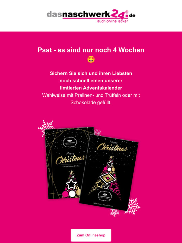 'Schon einen unserer Adventskalender gesichert? ✨