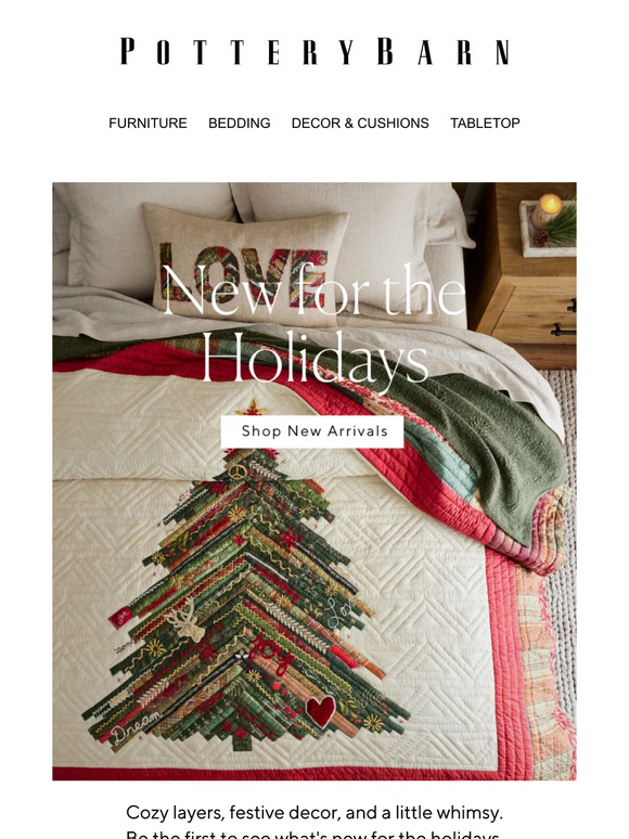 Pottery Barn Kuwait The Holiday Shop is open! Milled