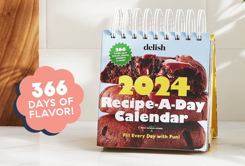 House Beautiful The 2024 Delish RecipeaDay Calendar Is Here! Milled