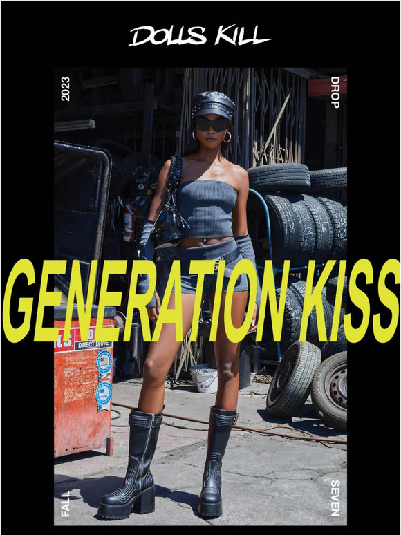 Dolls Kill NEW Generation Kiss 💋 Milled