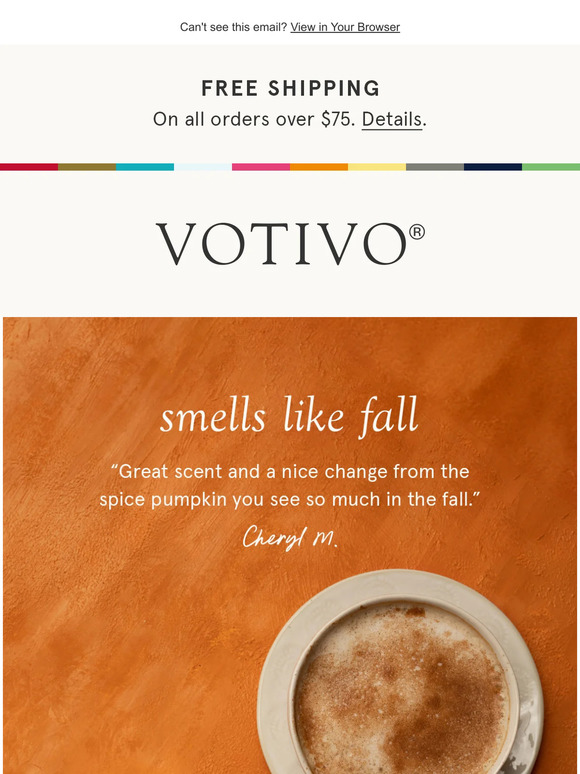 Votivo Let's talk about the perfect fall candle... Milled